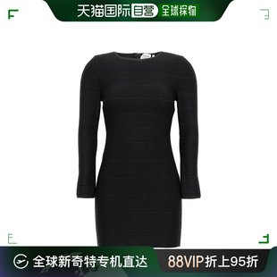 LEGER23FW中长连衣裙女HLT8202270001BLACK 韩国直邮HERVE