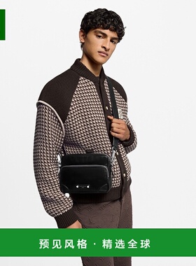 欧洲直邮LV/路易威登 Nil男士黑色小牛皮单肩包斜挎包手提包