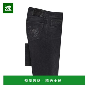 1h可退 【美国直邮】stefano ricci 男士 牛仔裤裤子刺绣潮牌显瘦