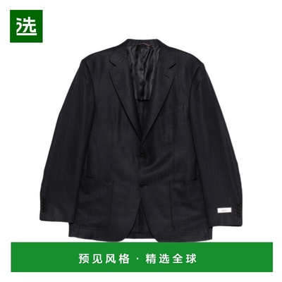 香港直邮Canali 男士西服 CU0599822288302 SS2026 黑色 长袖西装