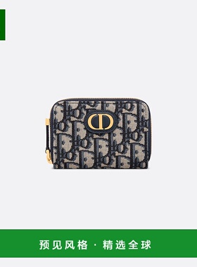 Christian Dior克里斯汀·迪奥女士小号包蓝色拉链防水