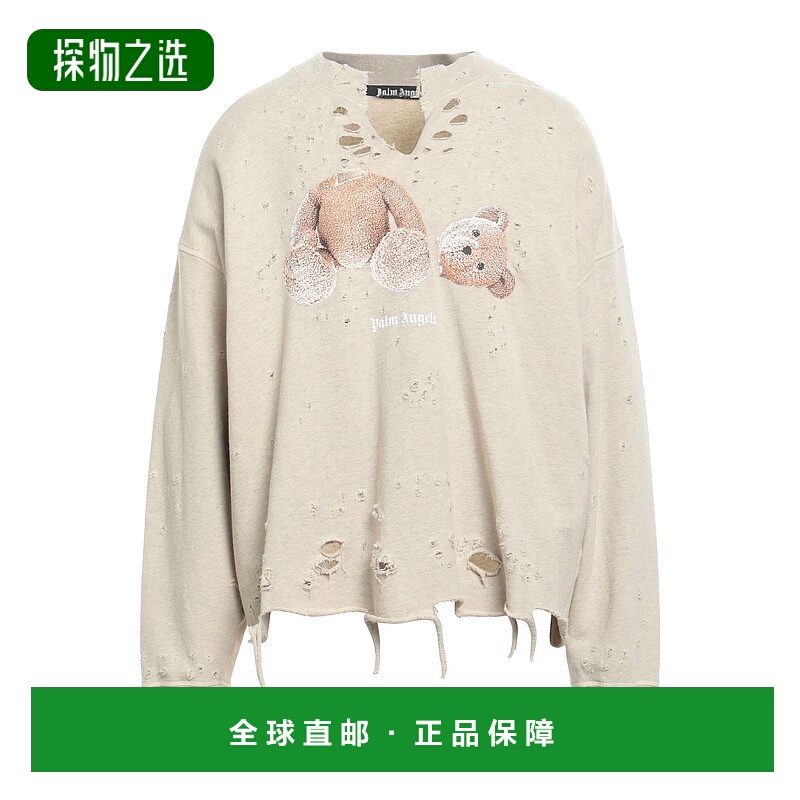 香港直邮Palm Angels 棕榈天使 男士 运动衫 beige米色 舒适时尚