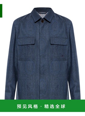 1h可退 香港直邮ETRO 男士夹克 MRCA007699SA216X0884 SS2026 蓝