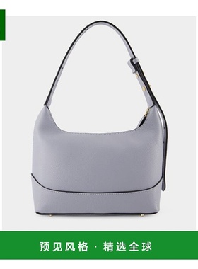 香港直邮ELLEME 女士斜挎包 LOOPPEBBLEDLEATHERGREYBLUEBLACKBOR