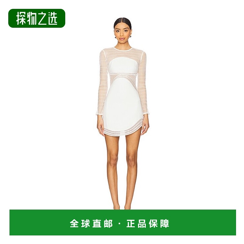 1h可退 香港直邮Simkhai 女士 Blaise 迷你连衣裙 1251106L包臀裙