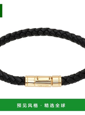 1h可退 香港直邮Tom Ford 汤姆·福特 男士 Tubular Leather 手环