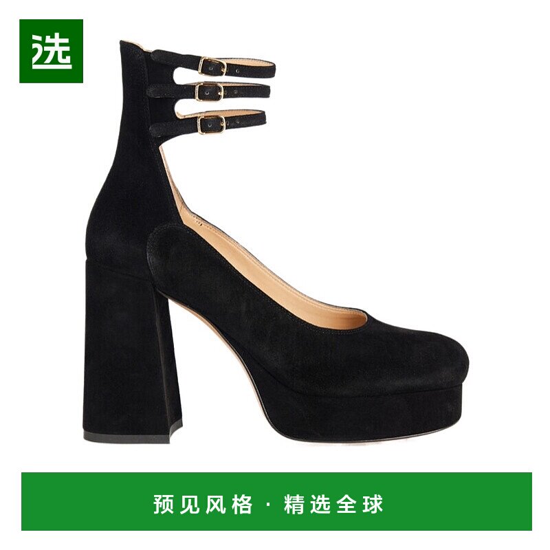 香港直邮Chloe 圆头高跟鞋 C25W13FRA00