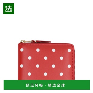 1h可退 香港直邮Comme Des GarÇons 川久保玲 男士 圆点折叠钱包