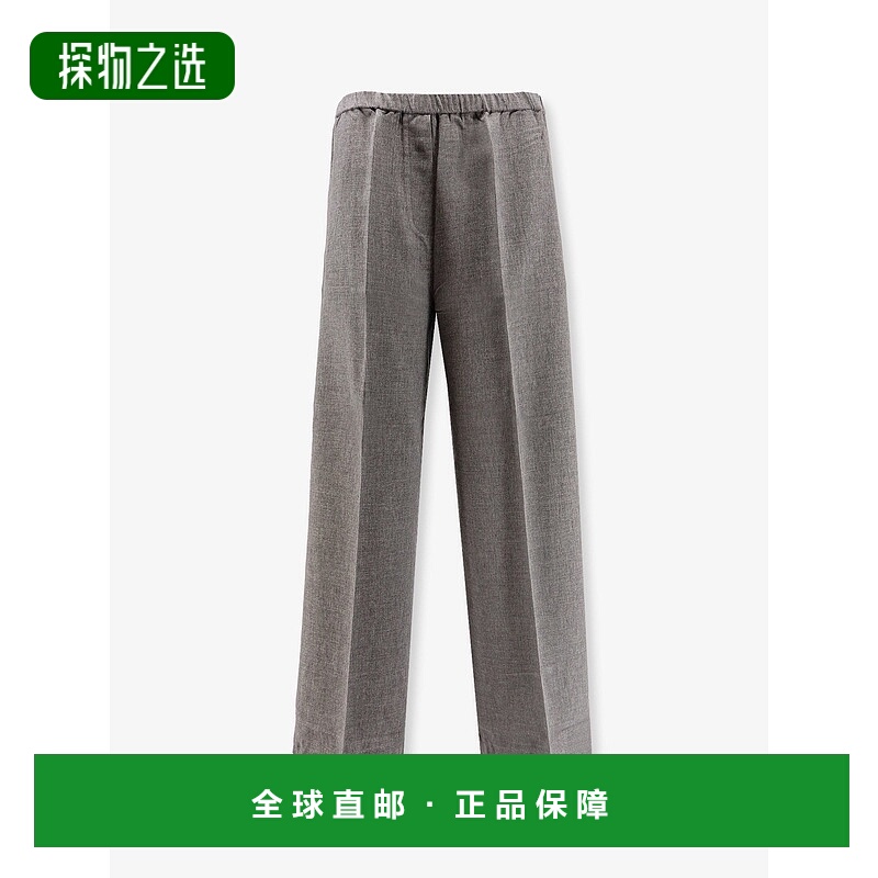 香港直邮toteme 女士 圖騰抽繩直筒褲 254WRB0370FB0016