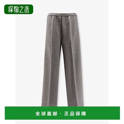 香港直邮toteme 女士 圖騰抽繩直筒褲 254WRB0370FB0016