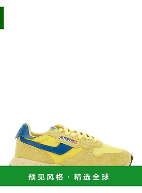 1h可退 香港直邮AUTRY 女士 'Reelwind' Blend 黄色低帮带Logo拼