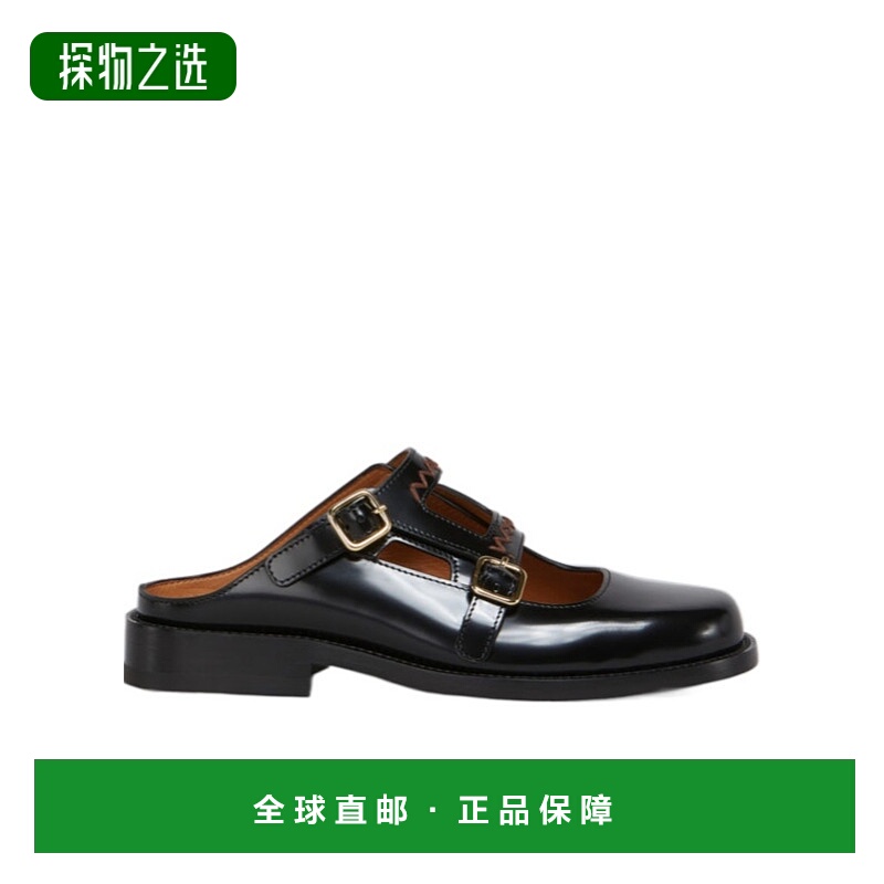 香港直邮Marni Bambi 3.0 双扣平底凉鞋 SBMS010202PS679厚底