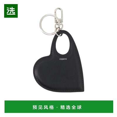 香港直邮COPERNI 女士钥匙扣 COPSLG03F6043BLK CO 黑色 心形钥匙