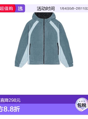 1h可退 香港直邮Obey 男士 Alta 抓绒夹克 121800604 blue蓝色 舒