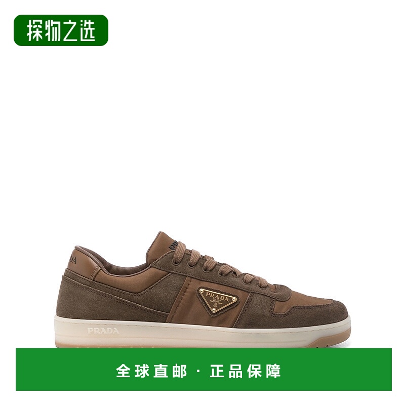 1h可退 欧洲直邮prada 男士 时尚休闲鞋普拉达运动鞋正品百搭舒适