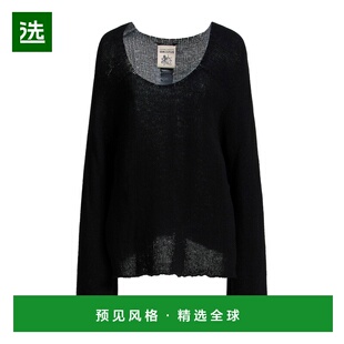 1h可退 香港直邮Semicouture 女士 羊绒混纺毛衣 black黑色 舒适