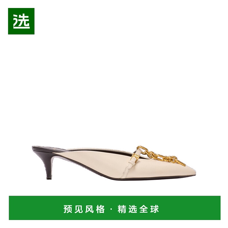 香港直邮Balmain 尖头穆勒鞋 FN1UR155LVIT