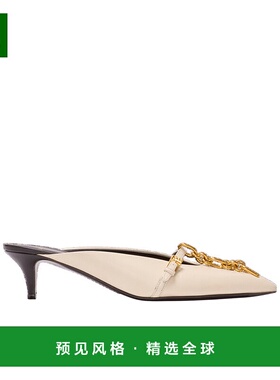 香港直邮Balmain 尖头穆勒鞋 FN1UR155LVIT高跟单鞋