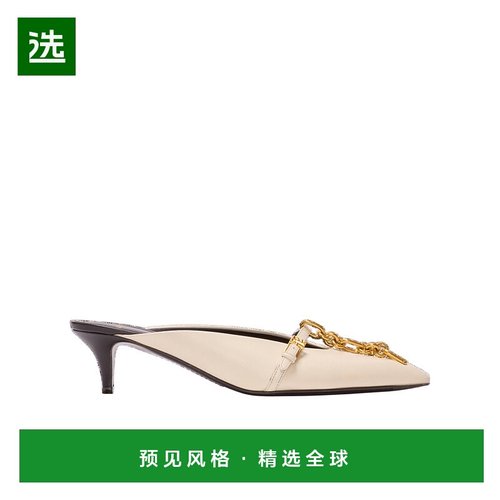 香港直邮Balmain 尖头穆勒鞋 FN1UR155LVIT高跟单鞋