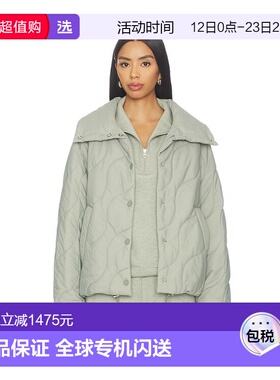 1h可退 香港直邮VARLEY 女士 Fabia 绗缝夹克 VAR02847 grey灰色