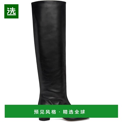 1h可退 【美国直邮】Aeyde 黑色 Willa 过膝靴 女鞋 时装靴 手工