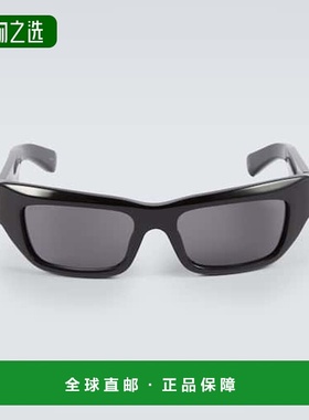 1h可退 香港直邮Gucci 古驰 男士 矩形太阳眼镜 000919 black黑色