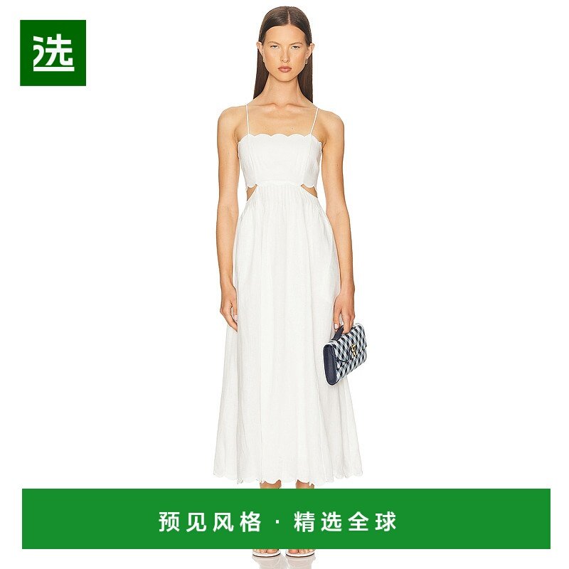 1h可退 香港直邮ZIMMERMANN 女士 Rhiannon 扇贝形中长连衣裙 176,女装/女士精品,连衣裙,淘宝优惠券,粉丝福利购,淘宝优惠卷