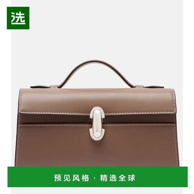 1h可退 香港直邮SAVETTE 女士 Symmetry 皮革手提包 beige米色 舒