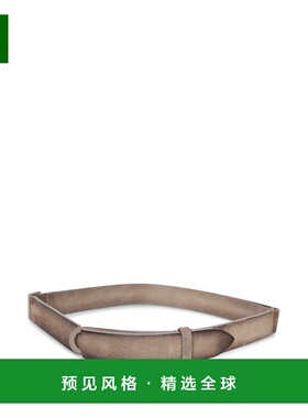 1h可退 香港直邮Orciani 男士 CINTURA NOBUCKLE FANGO 绒面革腰