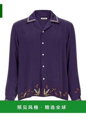 香港直邮BODE 男士衬衫 MRF25SH048 CO 紫色 Dream Souvenir Shir