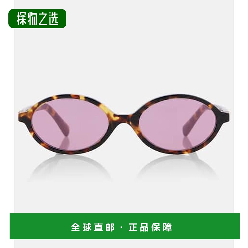 1h可退 香港直邮Miu Miu 缪缪 女士 Miu Regard 圆形太阳眼镜