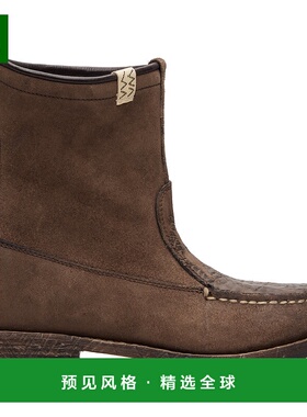 1h可退 香港直邮Visvim 维斯维木 男士 棕色 Nakoda 踝靴 0125202