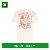 香港直邮AMIRI 短袖 男士 AMTOJR1123127 1h可退 白色 T恤 SS2026