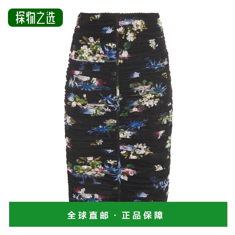 香港直邮Blumarine 蓝色情人 女士 印花裙 A544G087A