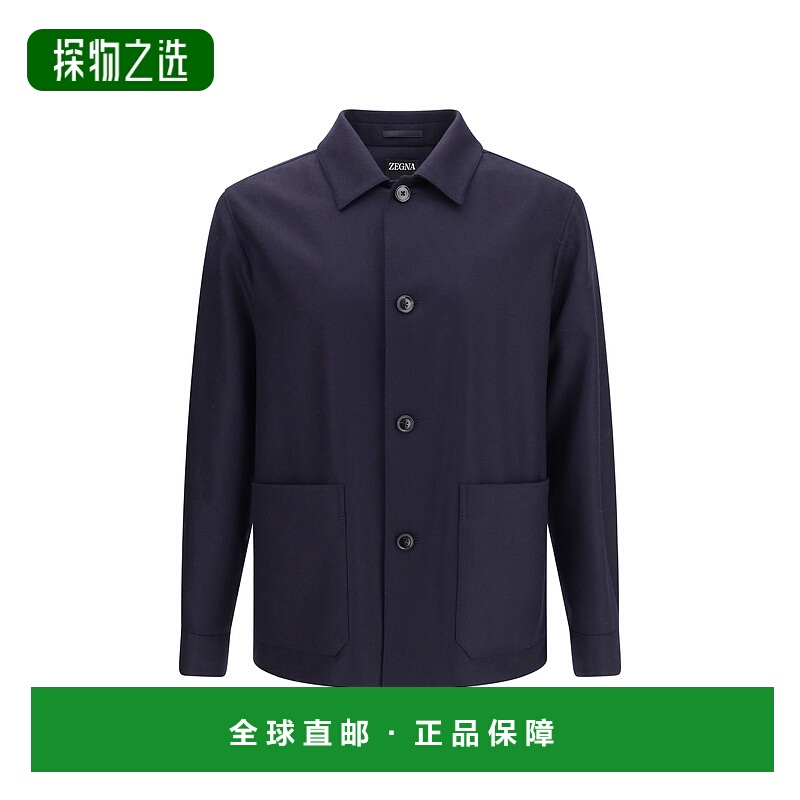 香港直邮zegna 杰尼亚 男士 Alpe Chore 羊毛夹克 231C00A21DHAQ0