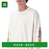 香港直邮Stussy 星星涂料染色长袖 斯图西 1h可退 男士 Two T恤