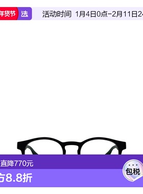 1h可退 香港直邮Mykita 女士 Ellum 圓框眼鏡 ELLUM black黑色 舒