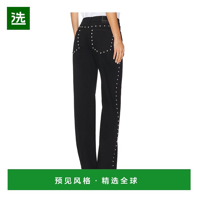 1h可退 香港直邮Iro 女士 Thess 裤子 25WWM23THESS black黑色 舒