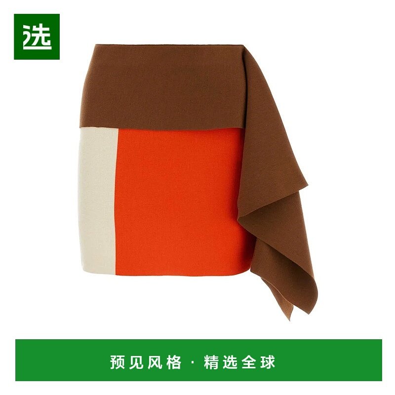 1h可退 欧洲直邮FENDI芬迪 女士半身裙 FZQ738ARV7F1P2Ca字裙