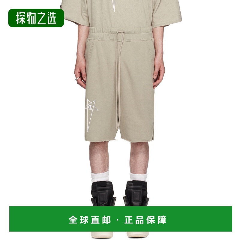 香港直邮Rick Owens 抽绳短裤 CM01E1688CHFE