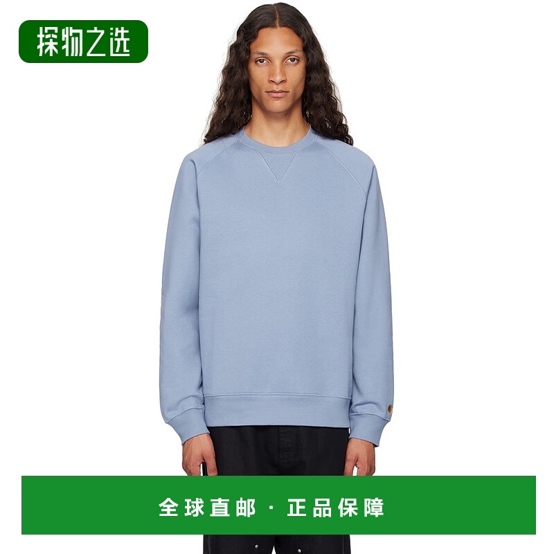 香港直邮CARHARTT WIP 男士 蓝色 Chase 套头衫 I033660