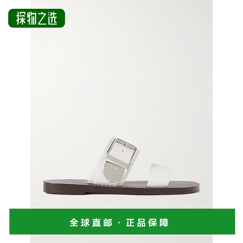 1h可退 香港直邮Chloe 蔻依 女士 Rebecca 皮质凉拖 CHC24U01REX