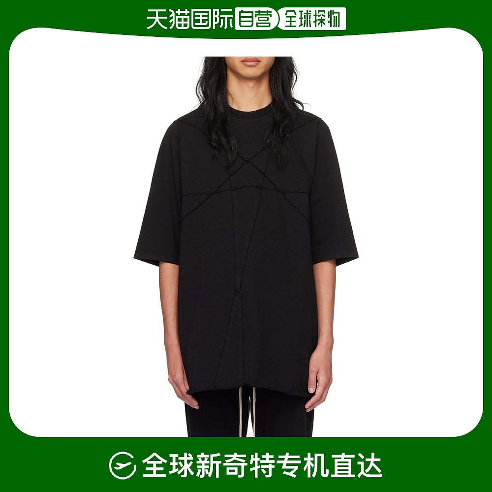 香港直邮Rick Owens Drkshdw 短袖圆领T恤 DU01D1274RIGET1
