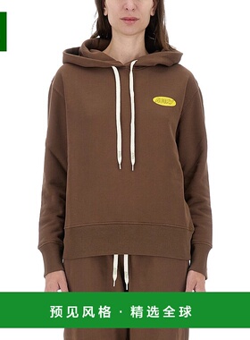 1h可退 香港直邮AUTRY 女士 带Logo卫衣 HOPW02JC brown棕色 舒适
