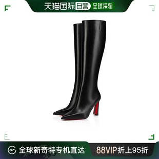 黑色 小牛皮 毫米靴子 欧洲直邮Christian Louboutin