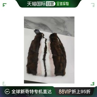 香港直邮Simonetta logo手提包 FURRISSIMA1R4BROWN Ravizza