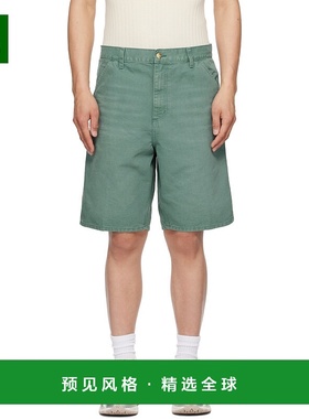 1h可退 香港直邮CARHARTT WIP 男士 绿色 Single Knee 短裤 I0347
