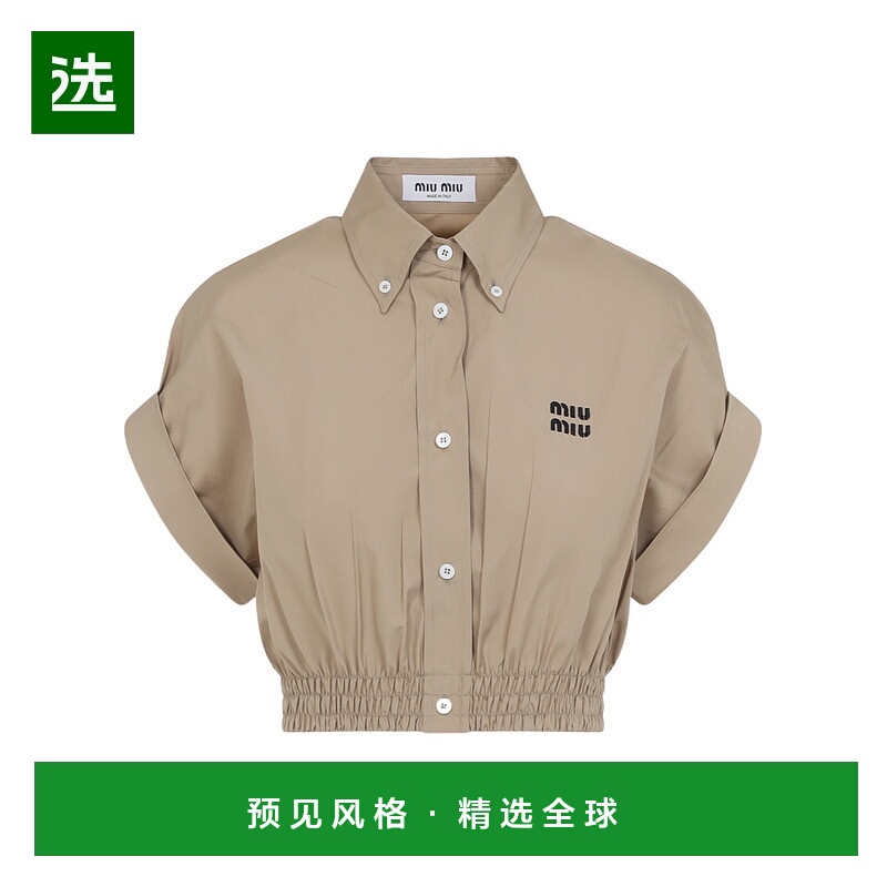 香港直邮Miu Miu 短袖衬衫 MK195510RGSOOO缪缪