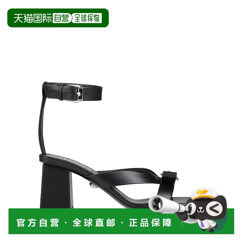 1h可退 香港直邮Versace 范思哲 女士 凉鞋 black黑色 舒适时尚