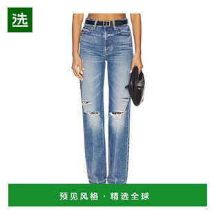 1h可退 香港直邮mother denim 女士 Rambler Sneak 牛仔裤 141813